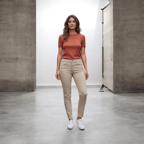 Miss Bonbon Push-Up Elasztikus Farmer Nadrág