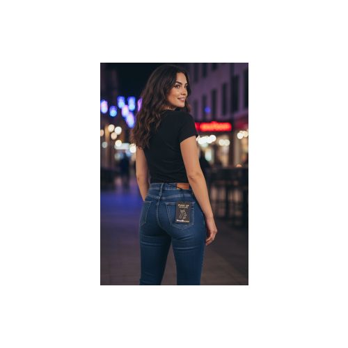 Miss Bonbon Push-Up Elasztikus Farmer Nadrág