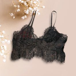 NA-KD Eyelash Lace Top