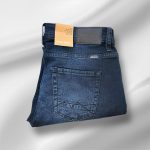 bBlend Jet Fit Slim Sötétkék Farmernadrág Halvány Koptatással