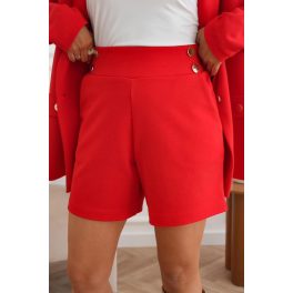 Pantaloni scurți din piele La Blanche