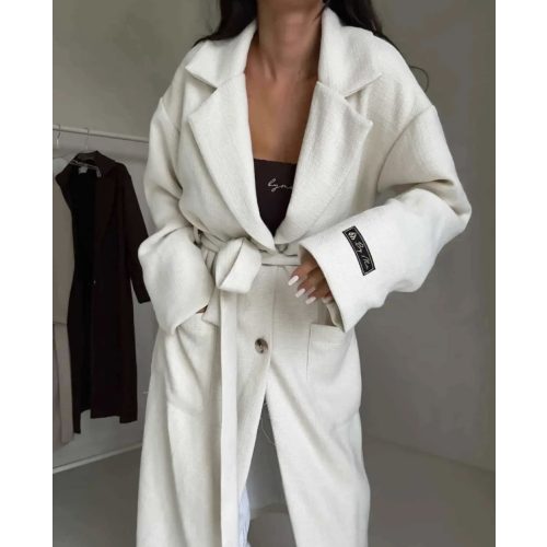 BY ME Szövet Hosszú Kabát