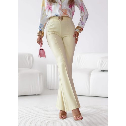 Pantaloni casual cu linie A