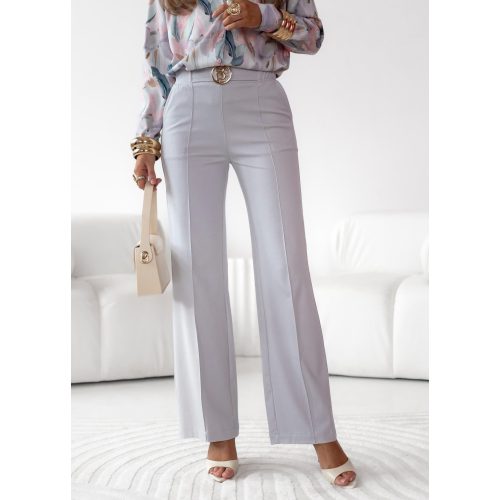 Pantaloni casual cu linie A