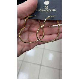 Dubai Fülbevaló Réz 18 Karátos Arannyal Futtatva