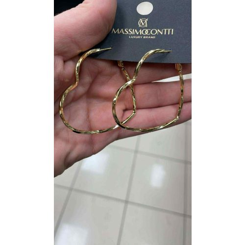 Dubai Fülbevaló Réz 18 Karátos Arannyal Futtatva